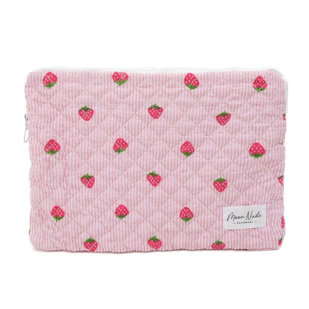 Pink Strawberry Laptop Bag